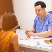 Doctor conversation with patient